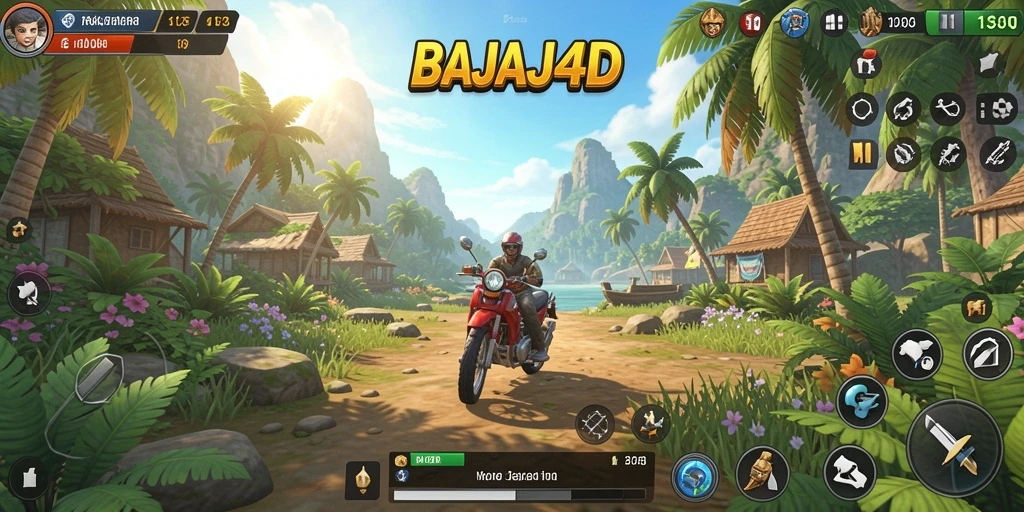 Tampilan gameplay menarik dari BAJAJ4D dalam dunia Open World.