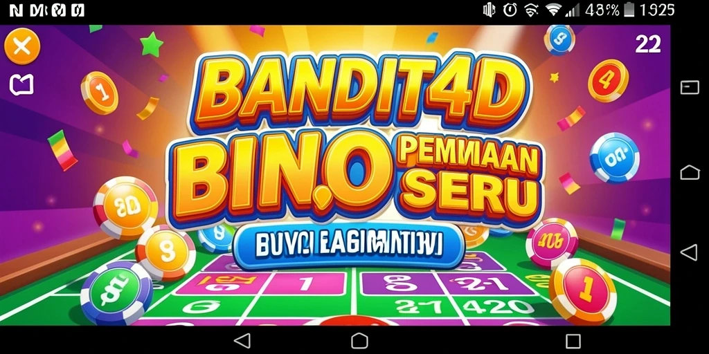 Tampilan screenshot gameplay menarik dari BANDIT4D dengan suasana Bingo yang seru.