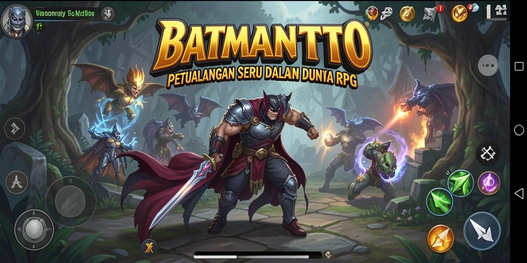 Tampilan gameplay seru dari BATMANTOTO dengan pertarungan epik.