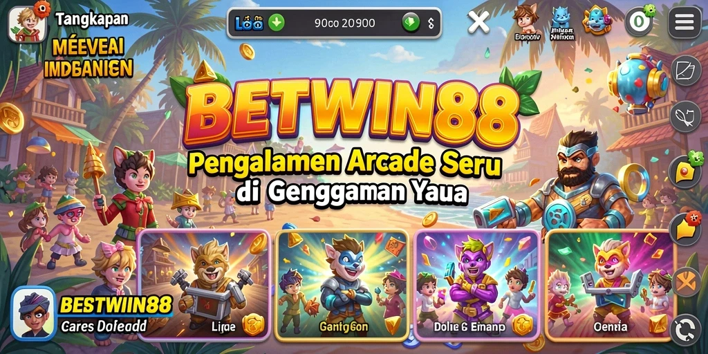 Screenshot gameplay BETWIN88 yang menunjukkan aksi seru di layar.