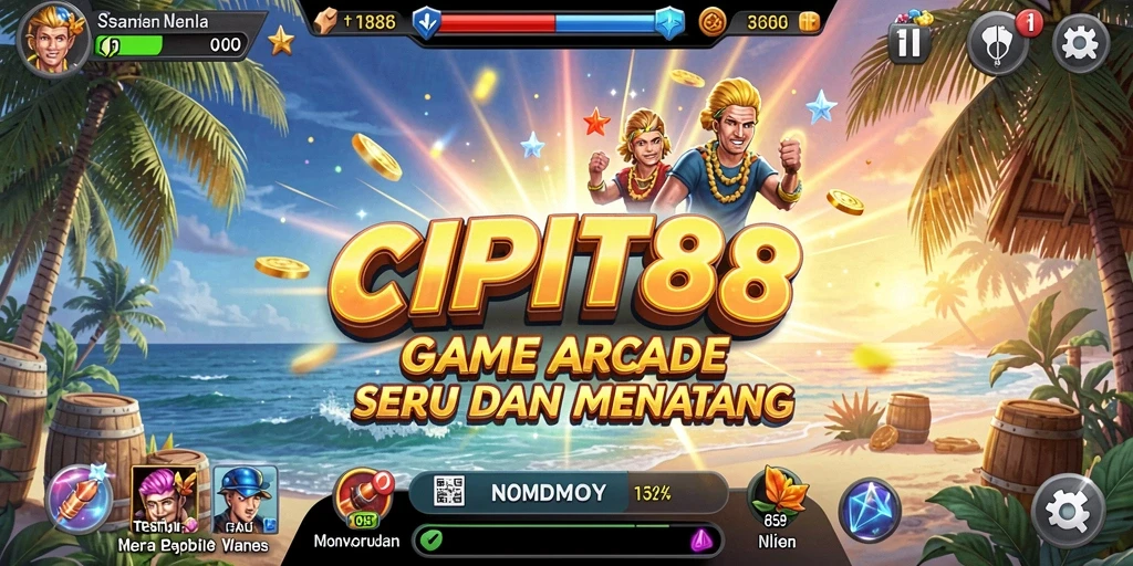 Tampilan gameplay seru dari CIPIT88 yang penuh aksi.