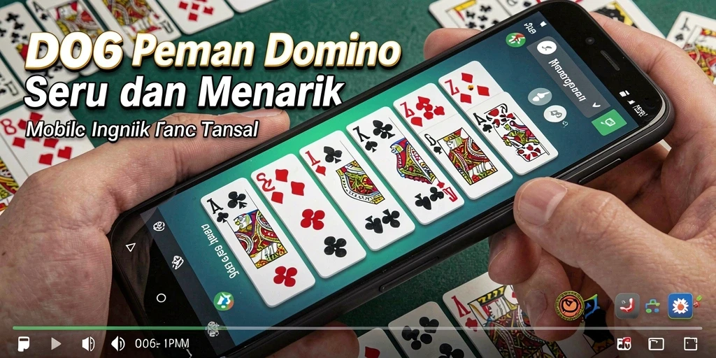 Screenshot D06 menampilkan gameplay seru permainan Domino.