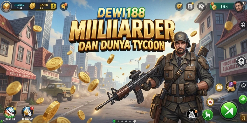 Tangkapan layar gameplay DEWI188 menampilkan manajemen perusahaan yang dinamis.