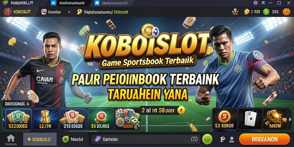Tampilan screenshot KOBOISLOT menampilkan gameplay Sportsbook yang menarik.