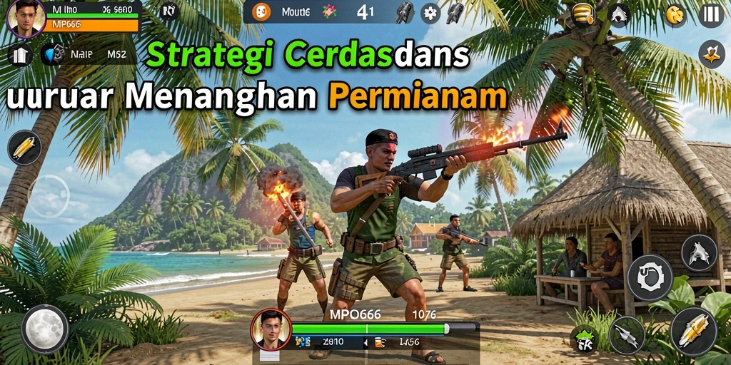 Gameplay MPO666 menunjukkan taktik dan strategi yang dinamis.