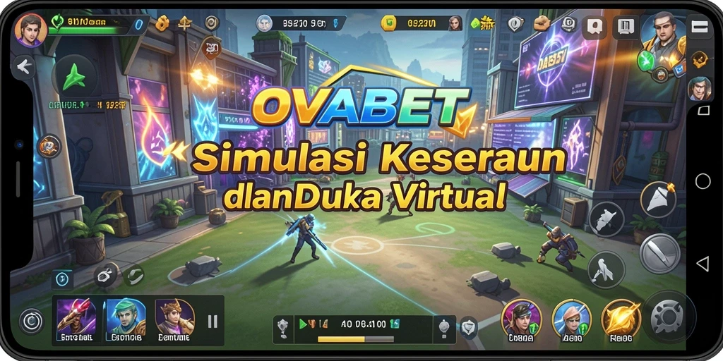 Tangkapan layar gameplay OVABET menampilkan aksi seru dalam dunia simulasi.