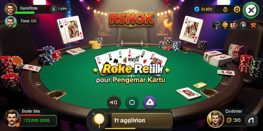 Tampilan gameplay poker yang menarik di RSNOK dengan grafis yang berkualitas.