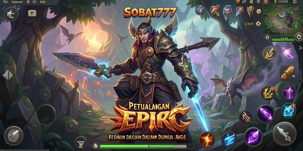 Tampilan gameplay SOBAT777 dengan pertarungan yang menarik.