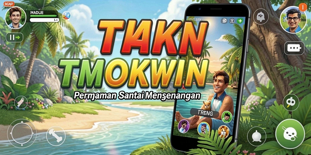 Screenshot gameplay <strong>TMOKWIN</strong> yang menunjukkan keseruan bermain bersama teman.